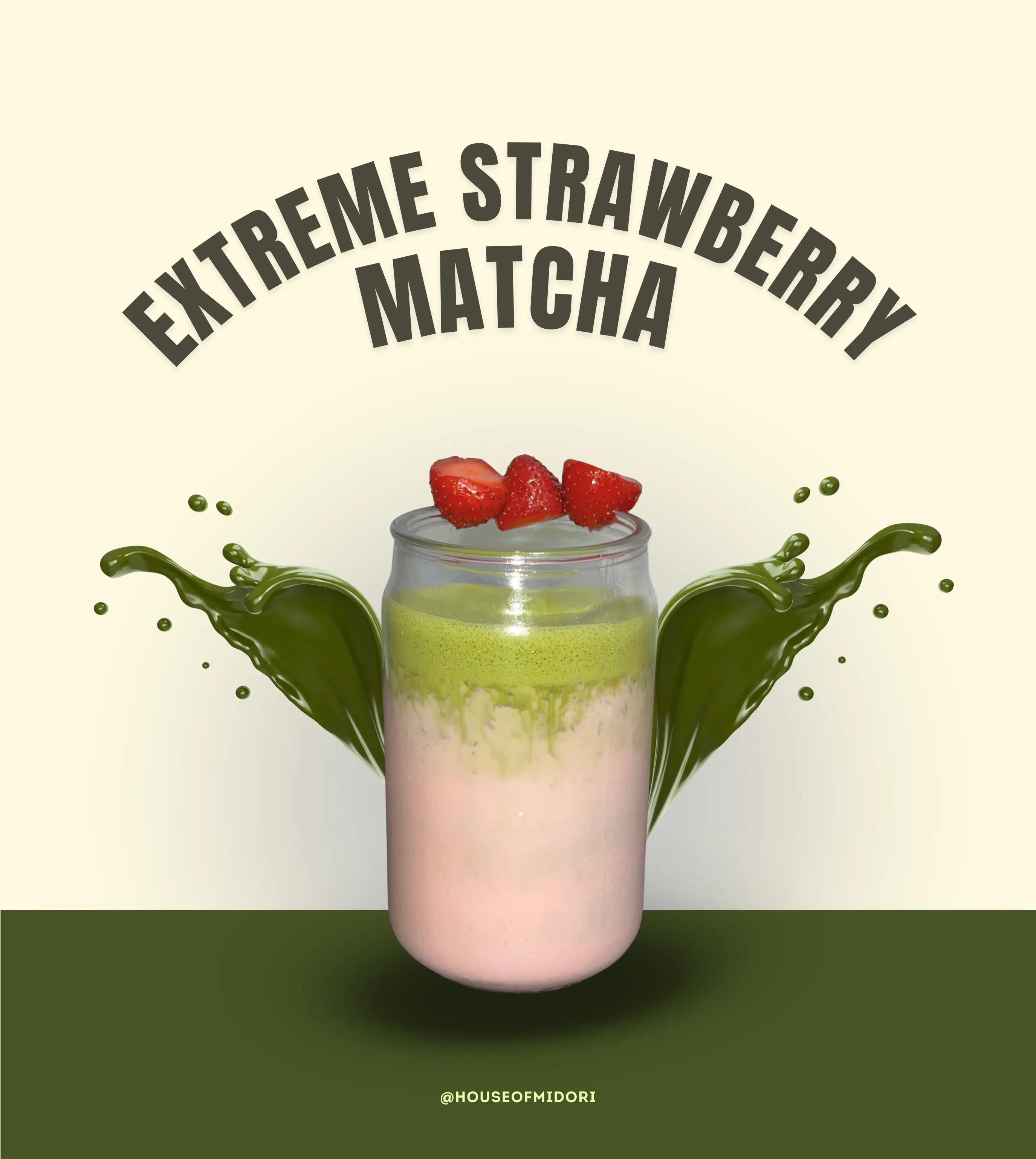 Extreme Strawberry Matcha