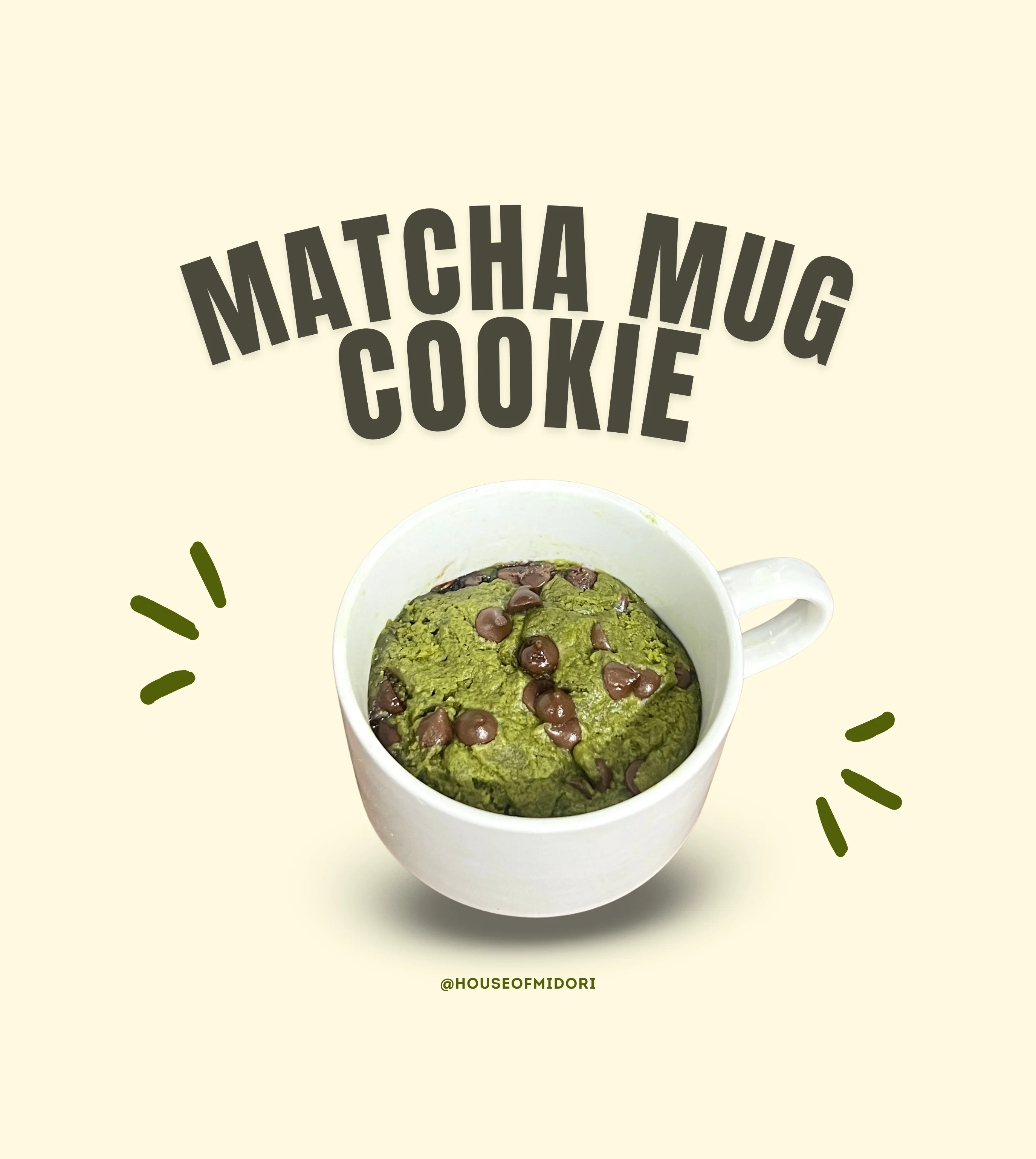 Matcha Mug Cookie