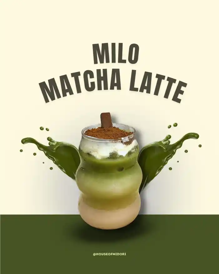 Milo Matcha Latte