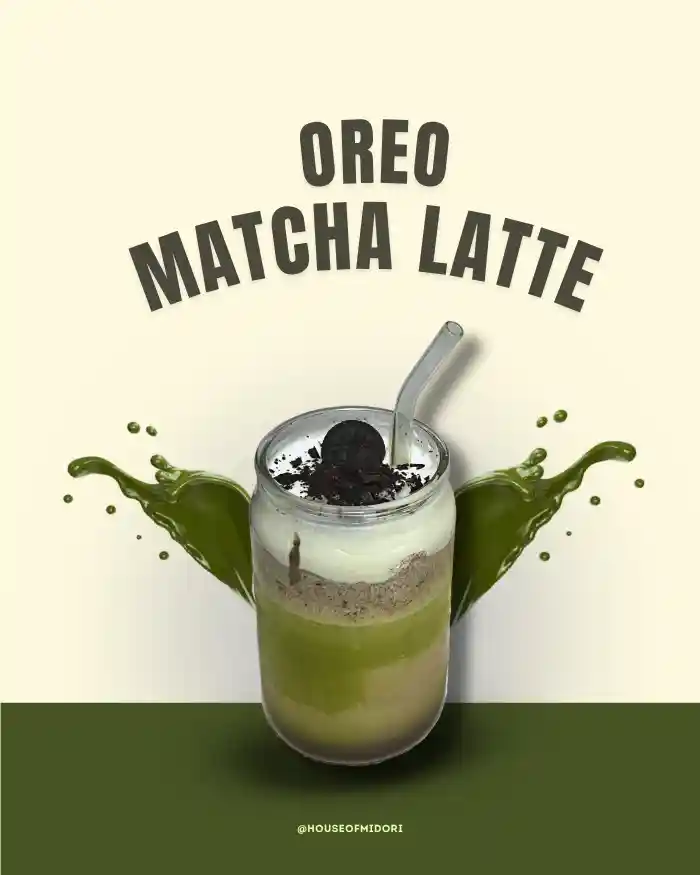 Oreo Matcha Latte