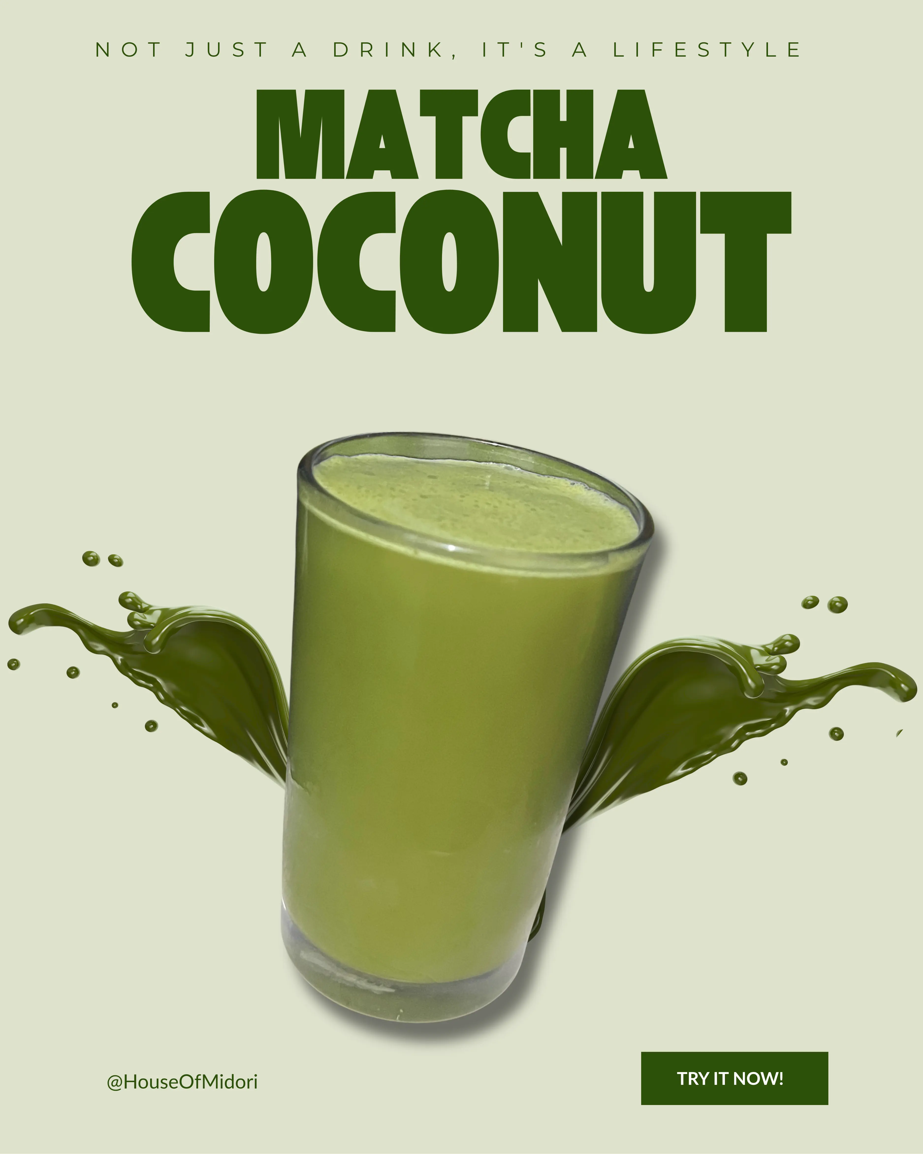 Matcha Creamy Coconut Palamig