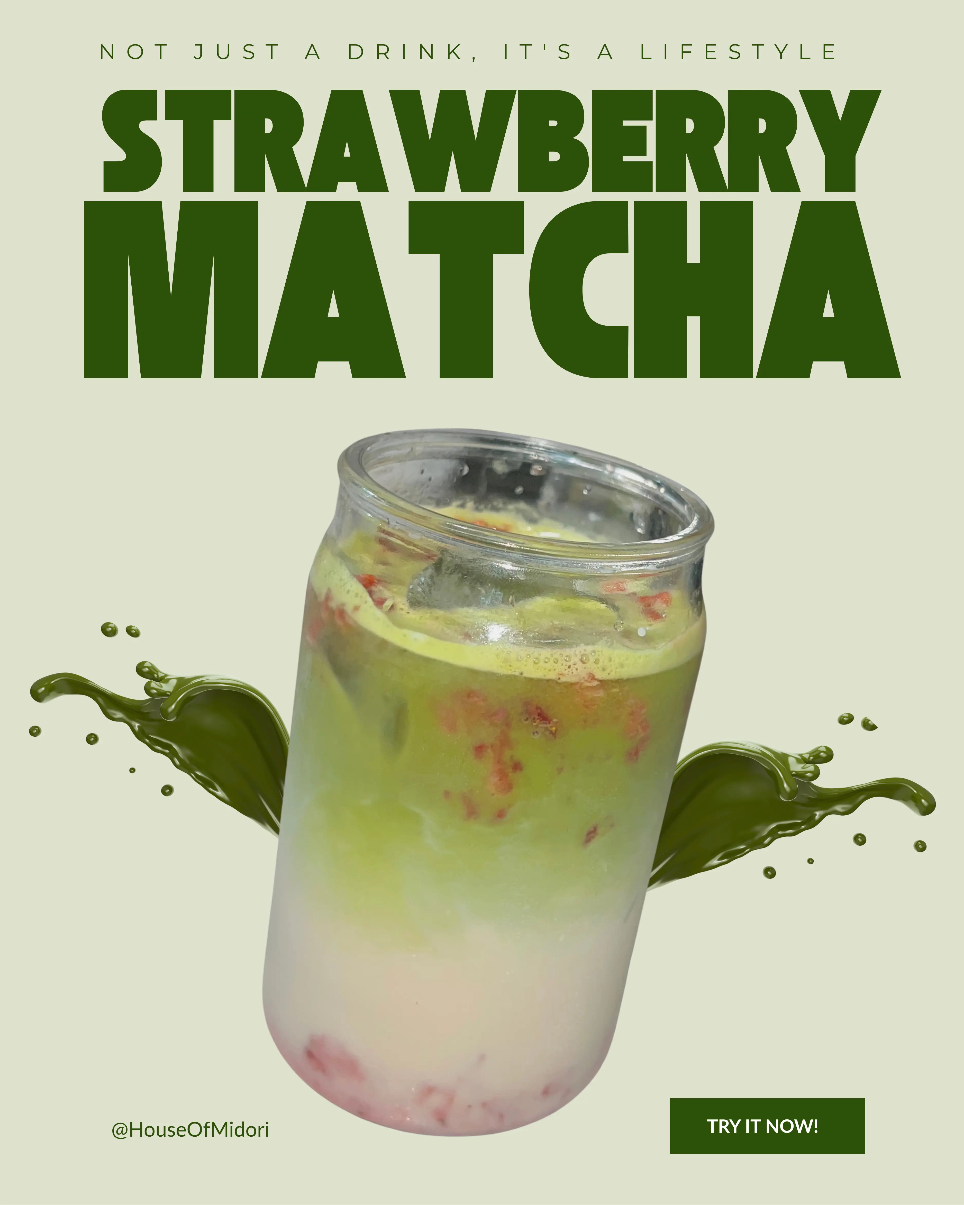 Strawberry Matcha